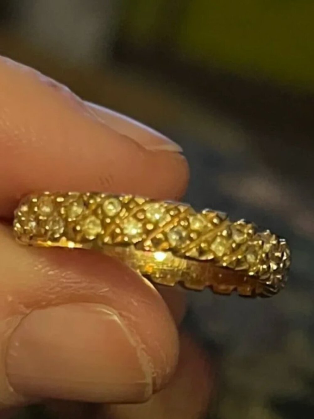 Vintage 18K HGE Ring